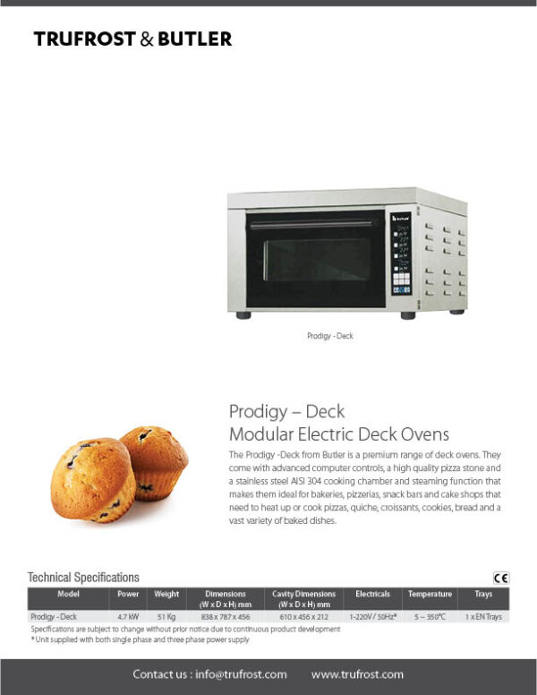 Butler Prodigy Deck Oven - Image 2