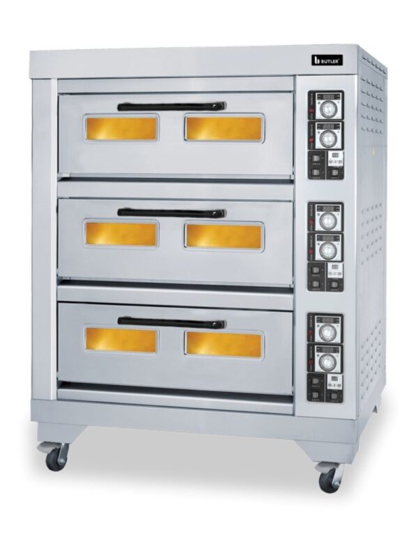 Butler Gas 3 Deck Oven Premia Series GDO-3D-6T