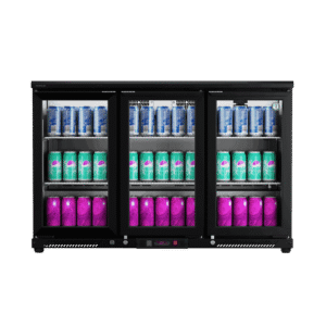3 Door Back Bar Chiller- 350 L
